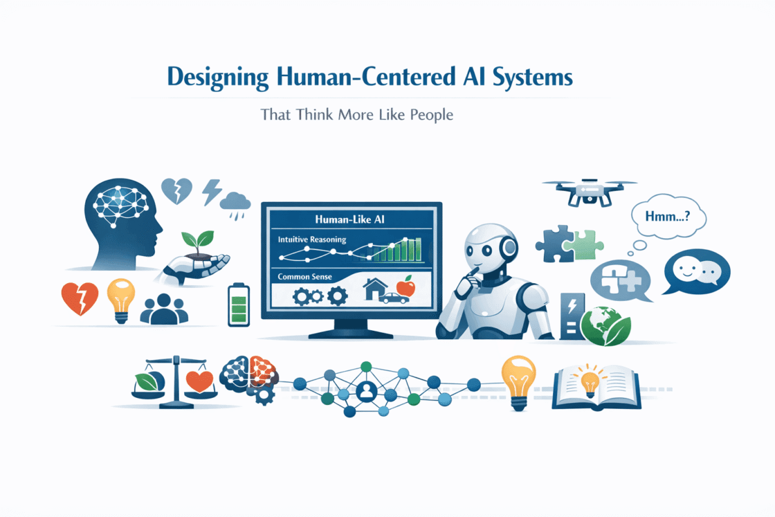 Designing Human‑Centered AI Systems That Think More Like People