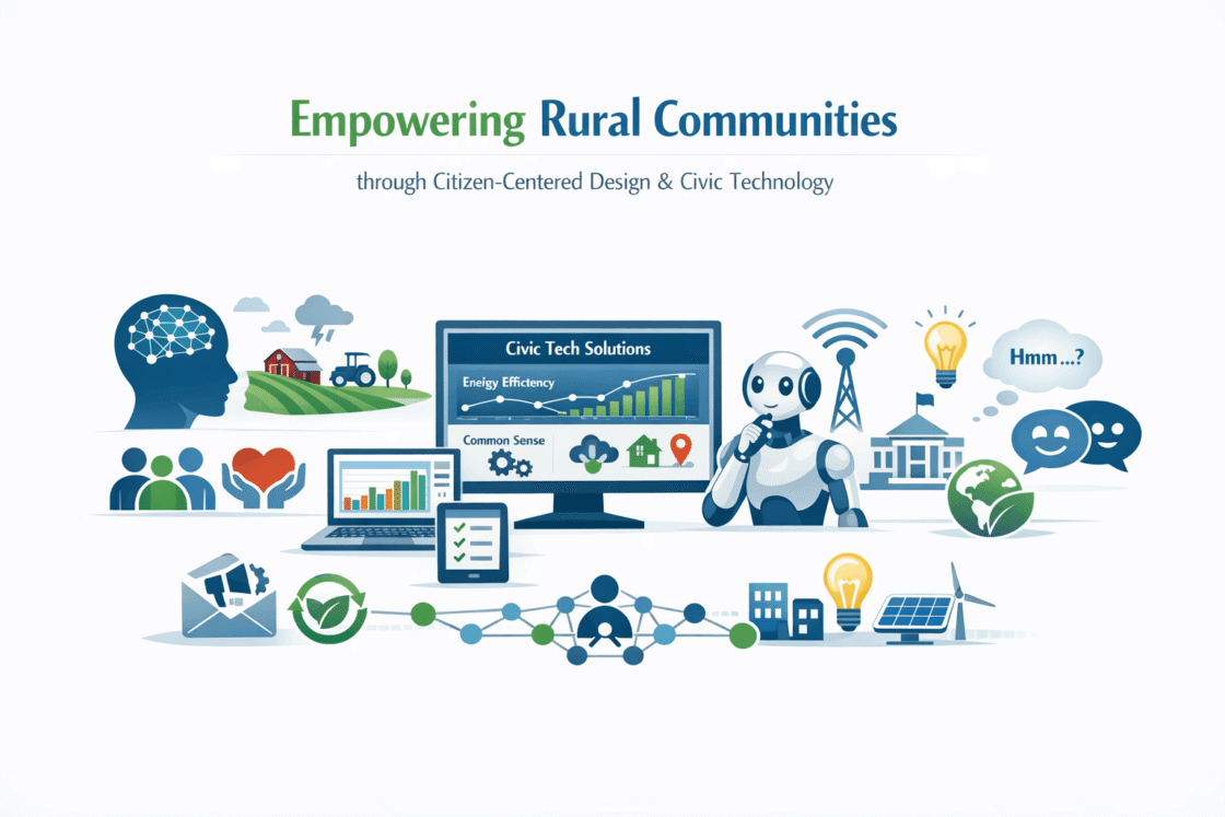 Empowering Rural Communities through Citizen‑Centered Design & Civic Technology